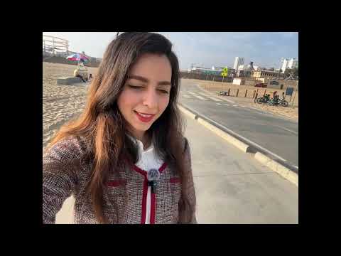 معرفی خودم گپ خودمونی در سواحل سانتا مونیکا