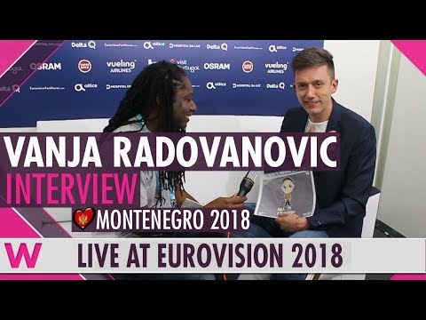 Vanja Radovanovic (Montenegro) Interview @ Eurovision 2018 | wiwibloggs