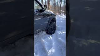 All-Terrain VS Mud Tires, in the snow