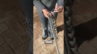 Coil Rope in Seconds Without Tangles
