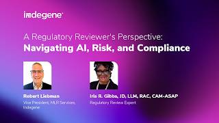 A Regulatory Reviewer’s Perspective: Navigating AI, Risk and Compliance