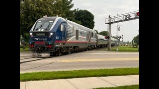 Amtrak P371 Arrives At Holland Michigan Train Station 7623