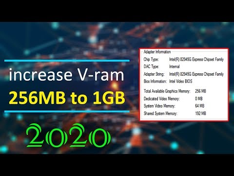 Mobile Intel R Graphics Vram Increase 256 To 1GB Windows 10 New Method 2020