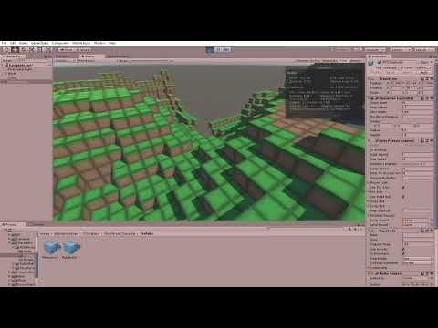 Holistic3D's voxel engine tutorial result (unfinished)