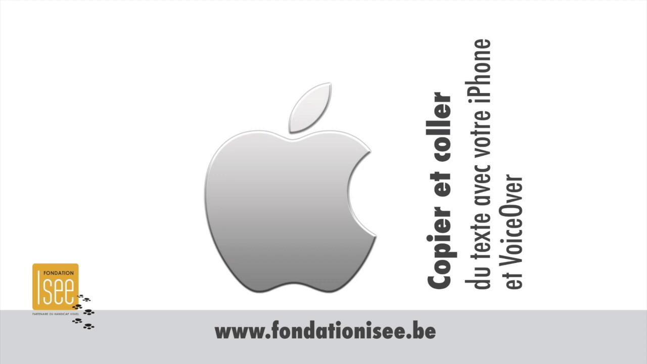 Tutoriel Copier et coller du texte avec votre iPhone et VoiceOver