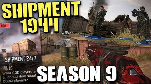 *NEW* "SHIPMENT 1944" MAP SEASON 9 CALL OF DUTY MOBILE!!! *GAMEPLAY*
