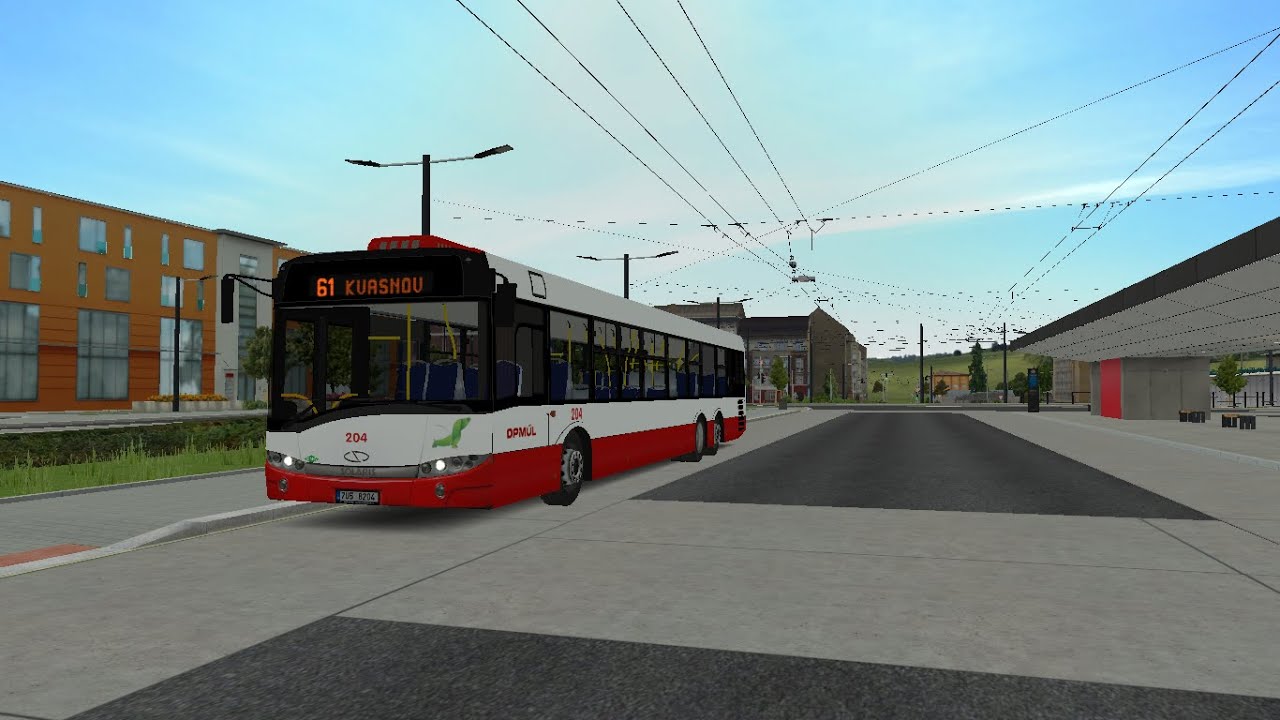 Simt Simulator Solaris Urbino 15 DPMÚL  Ev.č 204 na lince 61 Kvasnou u prodejny