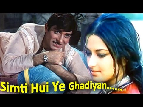 Simati Hui Ye Ghadiyan  Best Ever Romantic Song Of Bollywood  Mohammad Rafi  Lata Mangeshkar