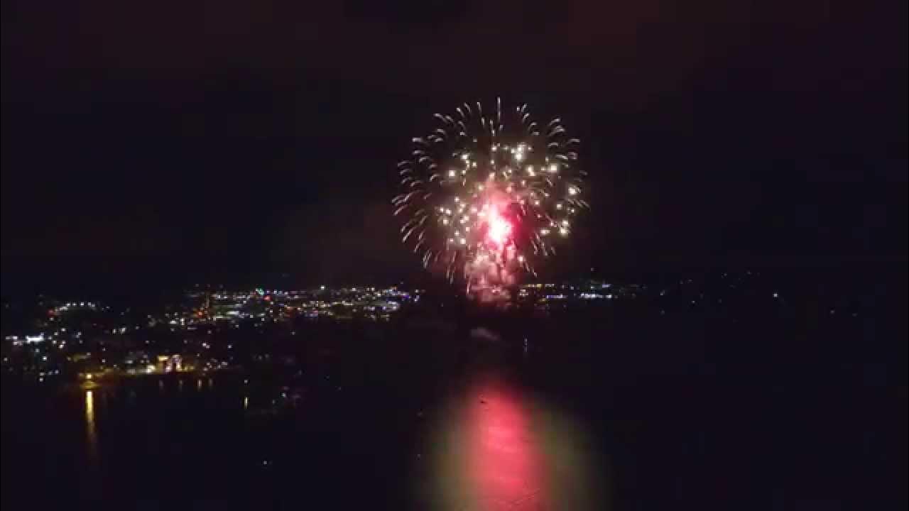 Phantom 3 over Whaling Days Fireworks YouTube