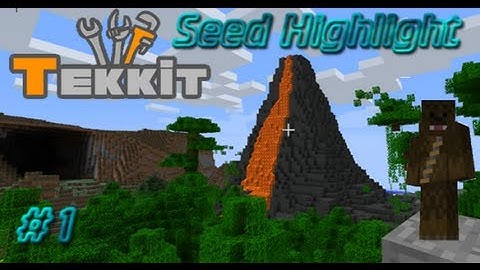 Tekkit Seed Highlight- FLAMING VOLCANO JUNGLE