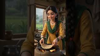 Rainy Day Aloo Paratha | Cozy Indian Monsoon Cooking | Ghibli Style Animation