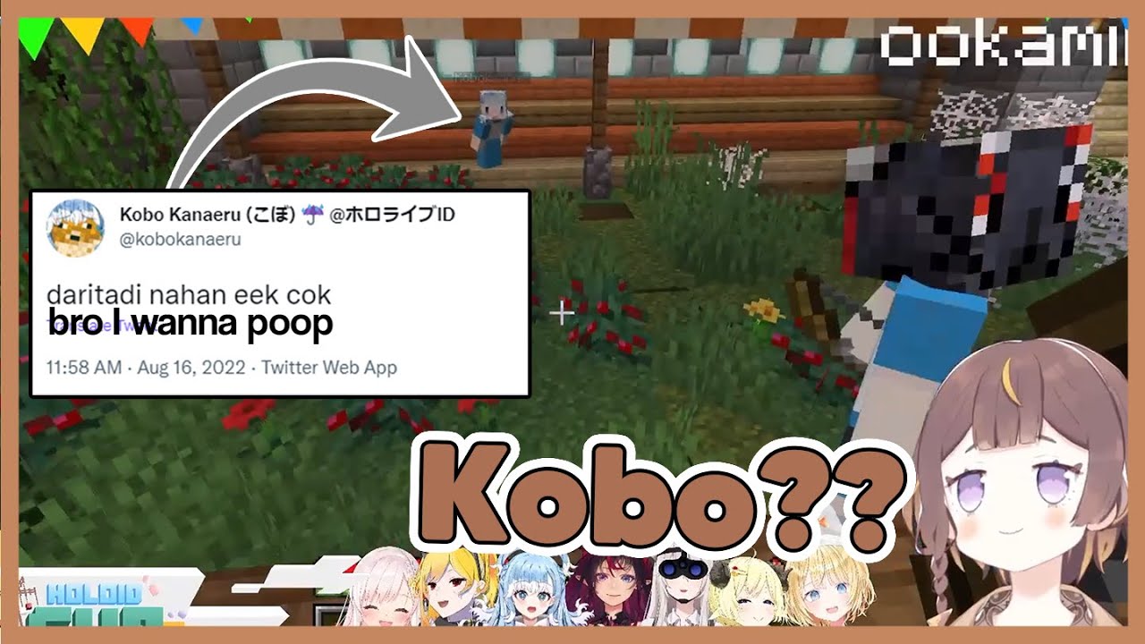 Kobo being silent in competition because she wanna poop from earlier【#holoIDCup2022】