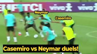 Casemiro Crazy Battles With Neymar In Brazil Training Before The 2026 World Cup