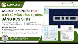 Thiết kế móng băng tự động bằng KCS SFDs || KCS Workshop screenshot 4