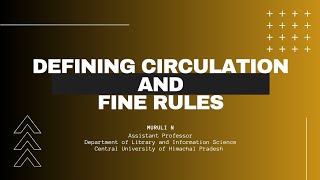 Koha Demo Video 4: Koha Administration| Defining Circulation & Fine Rules