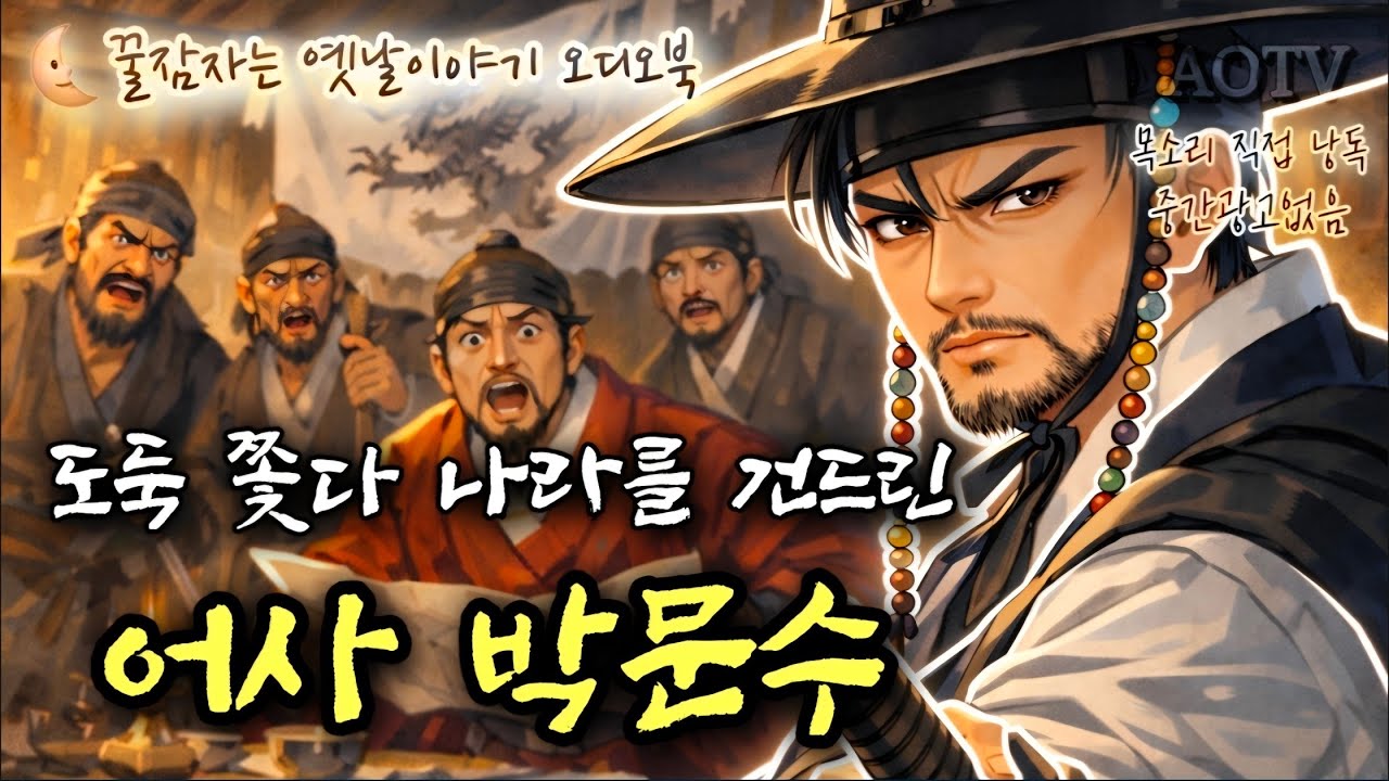 🌜도둑 쫓다 나라를 건드린 어사 박문수, 중간광고없는 잠자리동화, 옛날이야기, 오디오북, 책 읽어주는 여자, ASMR, 민담