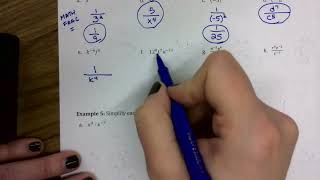 Lesson (7-2) Division Properties of Exponents