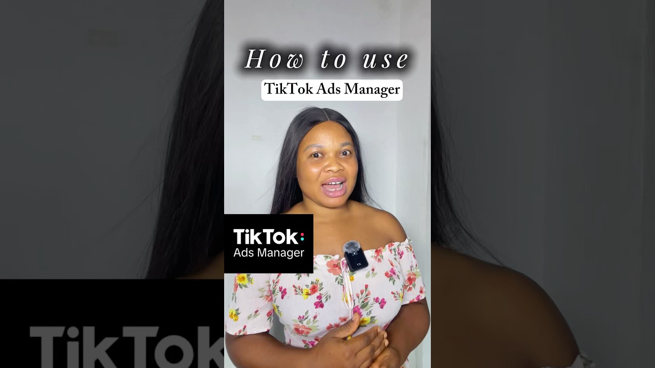 How to use TikTok ads manager | #tiktokadsmanager #youtubeshorts #tutorial #fyp