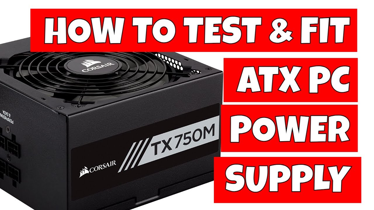 How To Test & Install A PC Power Supply ATX PSU