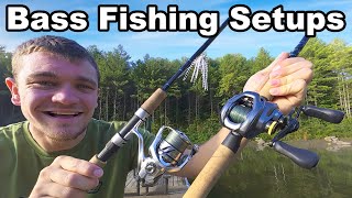 My Top 2 Bass Fishing Rod/Reel Setups!