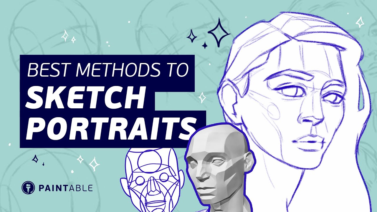 Learn to Sketch Portraits Like a Pro | Paintable Digital Art Tutorial ...