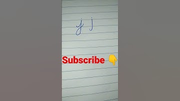 Letter *j* in cursive writing #calligraphy #shortsviral #trending #shorts #short #youtubeshorts