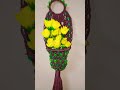 Macrame Flower🌺 Holder#trending#wallhanging#handmade#interesting#shorts