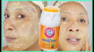 SOFTEN YOUR FACE AND LOOK TEN YEARS YOUNGER USING THIS AMAZING BAKING SODA FACE MASK, AMAZING RESULT