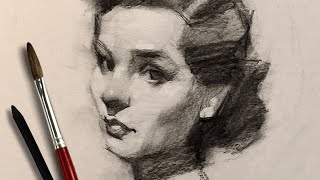 Quick Sketching Portrait Process | Demo