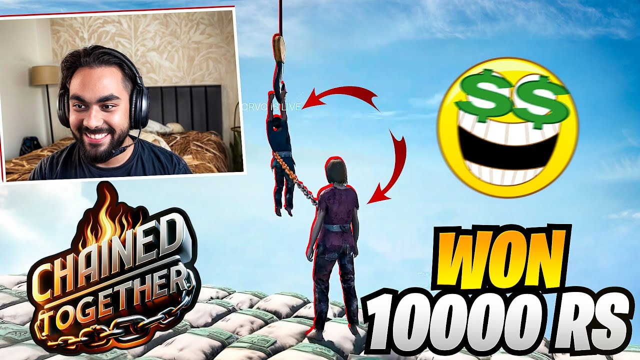 WON 10,000 RUPEES IN CHAINED TOGETHER 😯 Here's What Happened !