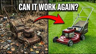 From Rust to New 🔥 Lawn Mower Restoration