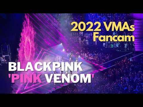 Blackpink - Pink Venom Vmas Live Performance Fancam 220828