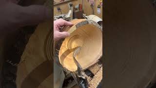 Giving my Laguna a workout! #laguna #woodlathe #woodturning #lagunatools #woodshed