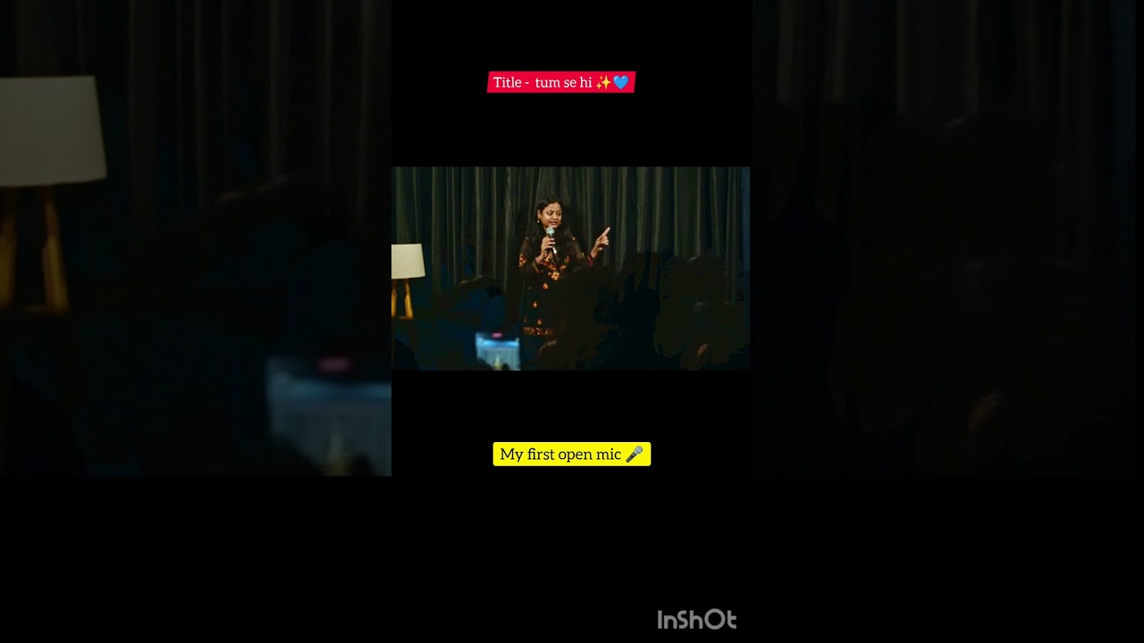 My first storytelling open mic 