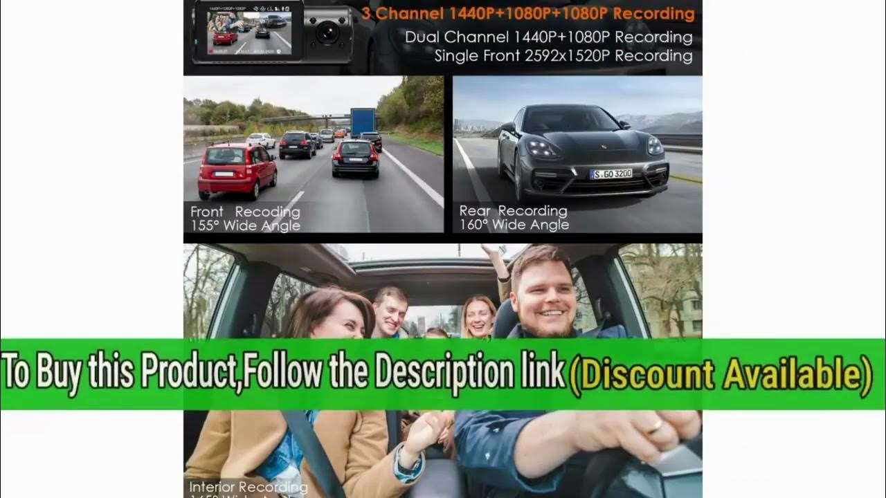 ZEdge Dual Dash Cam 4.0" is the perfect way to protect yourself on the