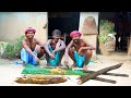 Cooking Chicken in Shaal Tree Skin by Santali Tribe people | Village Cooking Review Channel