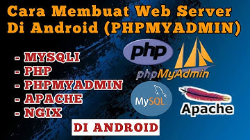 Cara Membuat Web Server Di Android | Menjalankan PhpMyadmin & Mysqli di Android • Run PHP di Android