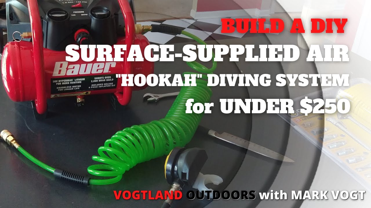 VOGTLAND OUTDOORS 2021 СОЗДАЙТЕ кальянную систему с поверхностной подачей воздуха менее чем за 25...