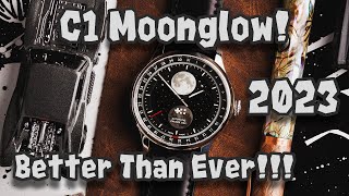 Iconic 2023 C1 Moonglow By Christopher Ward Watch Review  Affordable Moon Phase Complication