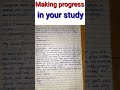 letter writing on making progress in study | making progress in study letter #personalletter