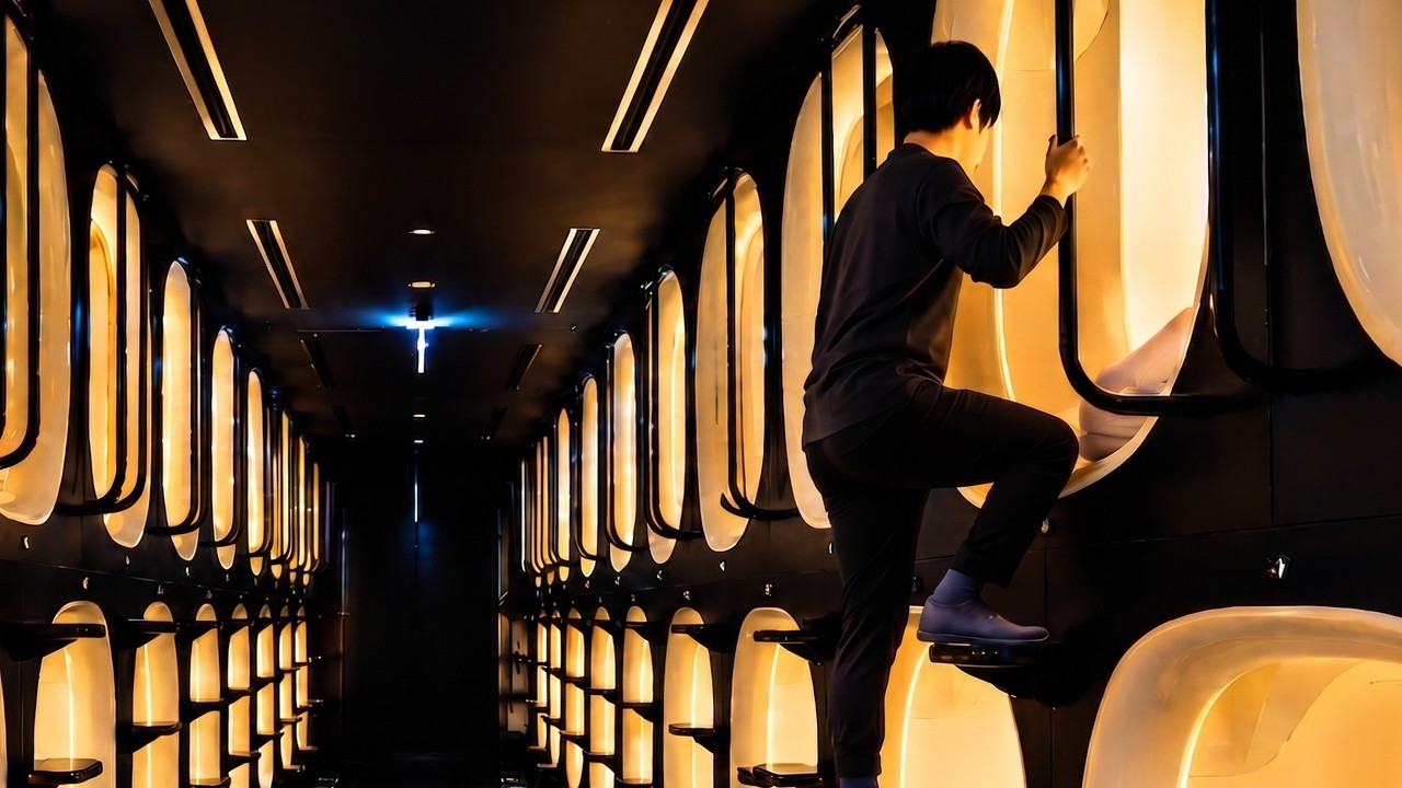Trying Japan's $21 Capsule Hotel in Tokyo | nine hours Shinjuku