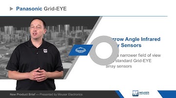 Panasonic Grid-EYE Narrow Angle Infrared Array Sensor – New Product Brief | Mouser