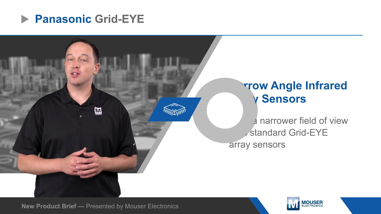 Panasonic Grid-EYE Narrow Angle Infrared Array Sensor – New Product ...