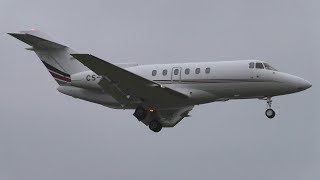 Soft Landing!!! NetJets Europe Raytheon Hawker 800XP CS-DRX Berlin Tegel Airport screenshot 5