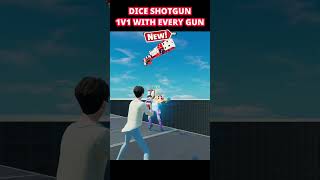 NEW DICE SHOTGUN in 1v1 With EVERY GUN Secrets Fortnite @hivecr8 hivecr8 #fortnite #shorts