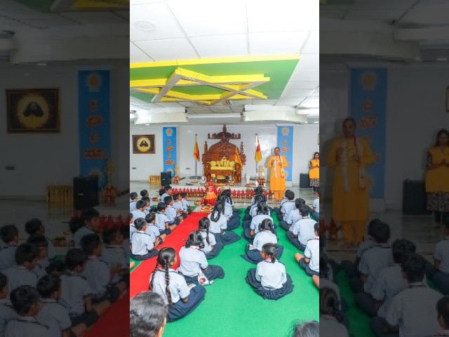 విజ్ఞాన జ్యోతి స్కూల్ విద్యార్థుల ఓమౌజయా శ్రీ భవతి క్షేత్ర దర్శనం 🙏🌹 #shorts #aumaujaya