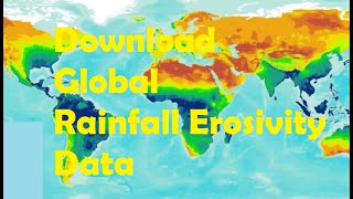 Global Rainfall Erosivity Data form ESDAC