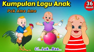 Kompilasi Lagu Anak Terbaik, Pok Ame Ame Cilukba, Kukuruyuk, Cicak Di Dinding Dan Lainnya.