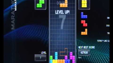 Tetris gameplay (Playstation 3)