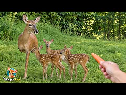 Cette maman biche à trois pattes n’arrêtait pas de m’amener ses petits… Puis tout a changé !